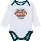 3-Piece Baby Girls Philadelphia Eagles Bodysuit, Pants & Headband Set-Gerber Childrenswear Wholesale