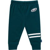 3-Piece Baby Girls Philadelphia Eagles Bodysuit, Pants & Headband Set-Gerber Childrenswear Wholesale
