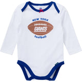 3-Piece Baby Girls New York Giants Bodysuit, Pants & Headband Set-Gerber Childrenswear Wholesale