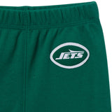 3-Piece Baby Girls New York Jets Bodysuit, Pants & Headband Set-Gerber Childrenswear Wholesale