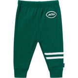 3-Piece Baby Girls New York Jets Bodysuit, Pants & Headband Set-Gerber Childrenswear Wholesale