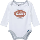 3-Piece Baby Girls Las Vegas Raiders Bodysuit, Pants & Headband Set-Gerber Childrenswear Wholesale