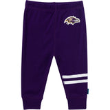 3-Piece Baby Girls Baltimore Ravens Bodysuit, Pants & Headband Set-Gerber Childrenswear Wholesale