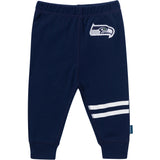 3-Piece Baby Girls Seattle Seahawks Bodysuit, Pants & Headband Set-Gerber Childrenswear Wholesale