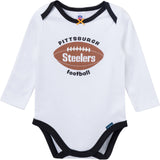 3-Piece Baby Girls Pittsburgh Steelers Bodysuit, Pants & Headband Set-Gerber Childrenswear Wholesale