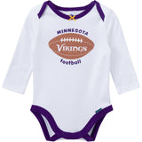 3-Piece Baby Girls Minnesota Vikings Bodysuit, Pants & Headband Set-Gerber Childrenswear Wholesale
