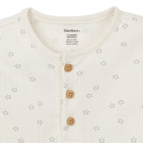 3-Piece Baby Neutral Neutral Grey Moons Top, Pant, & Cap Set-Gerber Childrenswear Wholesale