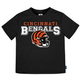 3-Pack Infant & Toddler Neutral Cincinatti Bengals T-Shirts-Gerber Childrenswear Wholesale