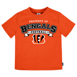 3-Pack Infant & Toddler Neutral Cincinatti Bengals T-Shirts-Gerber Childrenswear Wholesale