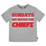 3-Pack Infant & Toddler Neutral Kansas City Chiefs T-Shirts-Gerber Childrenswear Wholesale