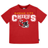 3-Pack Infant & Toddler Neutral Kansas City Chiefs T-Shirts-Gerber Childrenswear Wholesale
