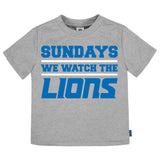 3-Pack Infant & Toddler Neutral Detroit Lions T-Shirts-Gerber Childrenswear Wholesale