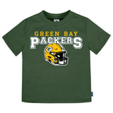 3-Pack Infant & Toddler Neutral Green Bay Packers T-Shirts-Gerber Childrenswear Wholesale