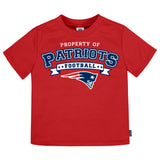 3-Pack Infant & Toddler Neutral New England Patriots T-Shirts-Gerber Childrenswear Wholesale