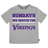 3-Pack Infant & Toddler Neutral Minnesota Vikings T-Shirts-Gerber Childrenswear Wholesale