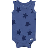 4-Pack Baby Boys Stars & Stripes Sleeveless Bodysuits-Gerber Childrenswear Wholesale