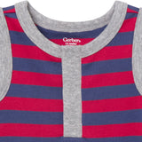 4-Pack Baby Boys Stars & Stripes Sleeveless Bodysuits-Gerber Childrenswear Wholesale