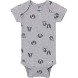 4-Pack Baby Boys Trucks & Dogs Short Sleeve Bodysuits-Gerber Childrenswear Wholesale