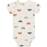 4-Pack Baby Boys Trucks & Dogs Short Sleeve Bodysuits-Gerber Childrenswear Wholesale