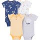 4-Pack Baby Girls Bee Flower Garden Short Sleeve Bodysuits-Gerber Childrenswear Wholesale