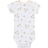 4-Pack Baby Girls Bee Flower Garden Short Sleeve Bodysuits-Gerber Childrenswear Wholesale
