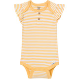 4-Pack Baby Girls Bee Flower Garden Short Sleeve Bodysuits-Gerber Childrenswear Wholesale
