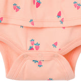 4-Pack Baby Girls Berries Sleeveless Bodysuits-Gerber Childrenswear Wholesale