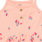 4-Pack Baby Girls Berries Sleeveless Bodysuits-Gerber Childrenswear Wholesale