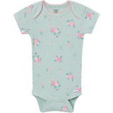 4-Pack Baby Girls Ladybug Pink Short Sleeve Bodysuits-Gerber Childrenswear Wholesale