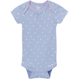 4-Pack Baby Girls Ladybug Pink Short Sleeve Bodysuits-Gerber Childrenswear Wholesale