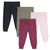 4-Pack Baby Girls Stars Active Pants-Gerber Childrenswear Wholesale