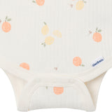 4-Pack Baby Neutral Fruit Picking Short Sleeve Bodysuits-Gerber Childrenswear Wholesale