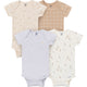 4-Pack Baby Neutral Sunny Day Kites Short Sleeve Bodysuits-Gerber Childrenswear Wholesale