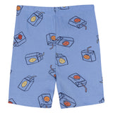 4-Piece Infant & Toddler Boys Blue Juice Box Cotton Pajama Short Set-Gerber Childrenswear Wholesale