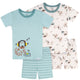 4-Piece Infant & Toddler Boys Musical Dog Cotton Pajama Short Set-Gerber Childrenswear Wholesale