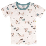 4-Piece Infant & Toddler Boys Musical Dog Cotton Pajama Short Set-Gerber Childrenswear Wholesale