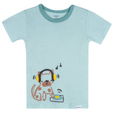 4-Piece Infant & Toddler Boys Musical Dog Cotton Pajama Short Set-Gerber Childrenswear Wholesale
