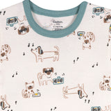 4-Piece Infant & Toddler Boys Musical Dog Cotton Pajama Short Set-Gerber Childrenswear Wholesale