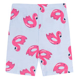 4-Piece Infant & Toddler Girls Flamingo Floatie Cotton Pajama Short Set-Gerber Childrenswear Wholesale
