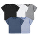 5-Pack Baby & Toddler Boys Cool Blue Short Sleeve T-Shirts-Gerber Childrenswear Wholesale