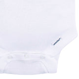 5- Baby Neutral White Sleeveless Onesies® Bodysuits-Gerber Childrenswear Wholesale