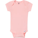 5-Pack Baby Girls Pastels Short Sleeve Bodysuits-Gerber Childrenswear Wholesale