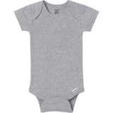 5-Pack Baby Neutral Classic Solids Short Sleeve Bodysuits-Gerber Childrenswear Wholesale