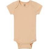 5-Pack Baby Neutral Earth Tone Short Sleeve Bodysuits-Gerber Childrenswear Wholesale