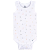 5-Pack Baby Neutral Earthy Neutrals Sleeveless Bodysuits-Gerber Childrenswear Wholesale