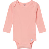 6-Pack Baby Girls Pink, Purple and Green Long Sleeve Bodysuits-Gerber Childrenswear Wholesale