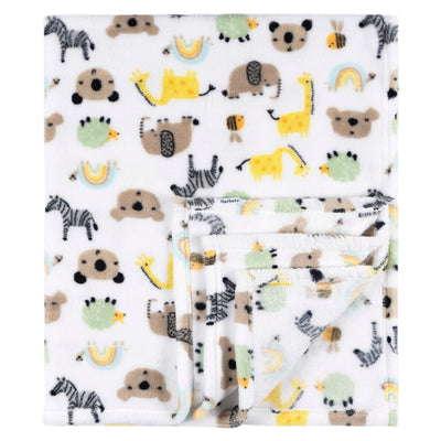 Baby Neutral Little Animals Fleece Blanket-Gerber Childrenswear Wholesale