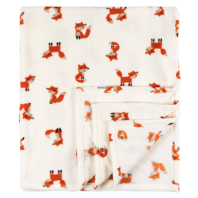 Baby Boys Fox Fleece Blanket-Gerber Childrenswear Wholesale