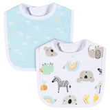 2-Pack Baby Neutral Little Animals Bib-Gerber Childrenswear Wholesale