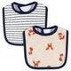 2-Pack Baby Boys Fox Bib-Gerber Childrenswear Wholesale
